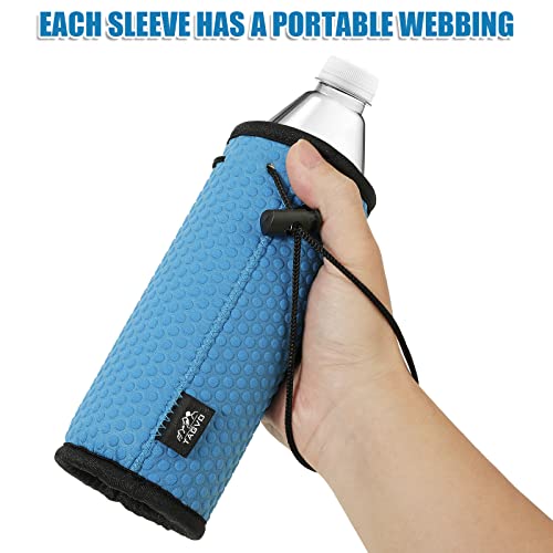 Tagvo Can Cooler Sleeves 3 Pack, Insulators Sleeves Standard Can Covers16 17 18 Oz, Beer Bottle Sleeves Coolers Holder, Non-Slip Neoprene Can Coolier Sleeves #TOP5