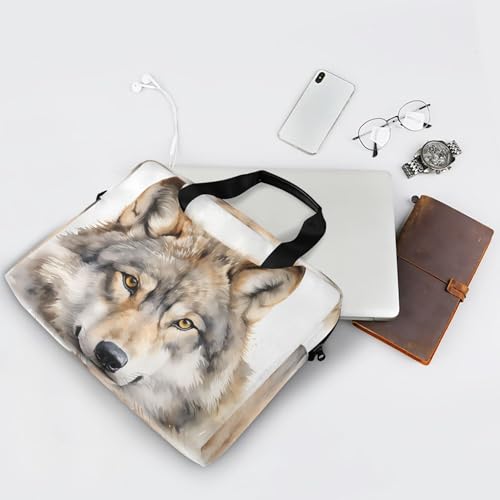 Funda para portátil Alaza Wild Wolf Head 13-15.6" miniatura 7