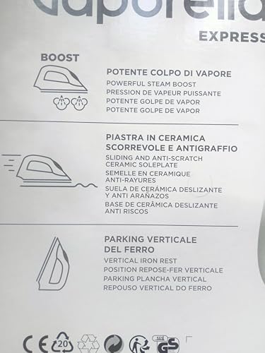 Polti - Sistema Stirante Vaporella Express Ve30.30-bianco/viola - 6