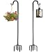 Garden Flag Pole Stand Durable Flagpole18"35.5" Yard Banner Pole Stands for outdoor Hold Decorative Flags 12.5"18" Stake Holder 10 Sec To Assemble