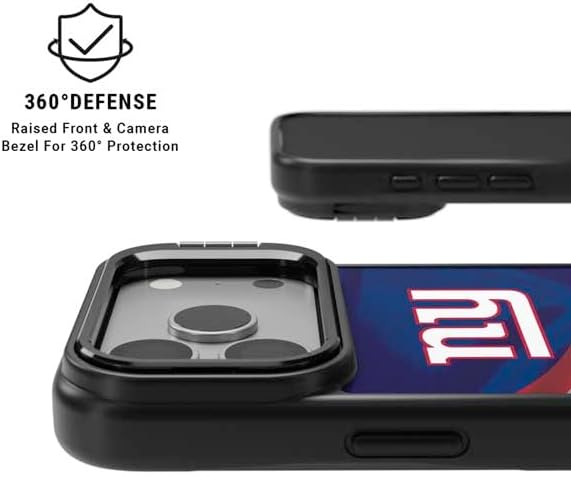 Skinit Kickstand Phone Case Compatible with iPhone 17 Pro Max - Officially Licensed NFL New York Giants Design