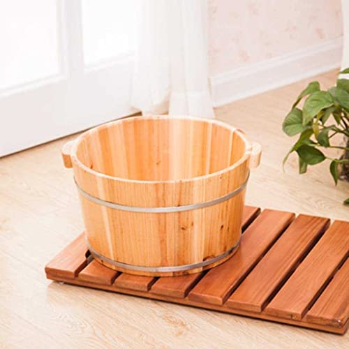 Bañera de madera para pies - Relajante y cómoda miniatura 2