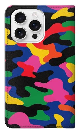 Étui iPhone 16 Pro camouflage protégeant l'écran contre les rayures