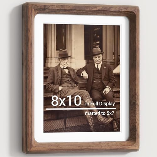 Solid Wood Photo Frame with Tempered Glass