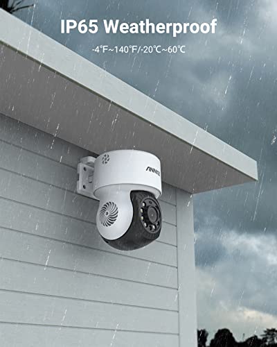Annke 2Pack 1080P 2Mp Ahd Cctv Home Surveillance Dome Pt Camera With 350° Pan And 90° Tilt, 100Ft Ir Night Vision, Ip65 Weatherproof Security Add–On Cam For Outdoor Use, Wide Compatibility - Apt200 #TOP5