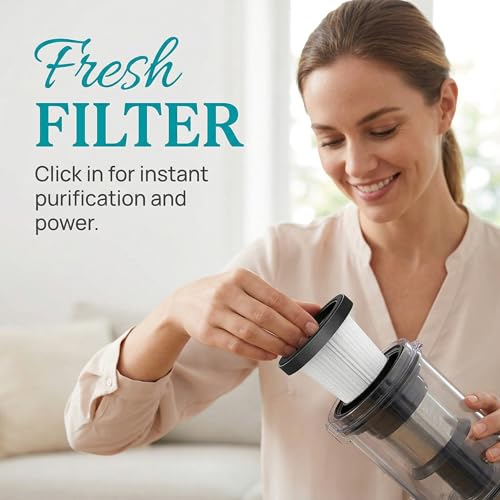 JISIZKY A13 Replacement Washable and Reusable Vacuum Filter Compatible With NADALY A13Cordless Vacuum Cleaner Accessories Filter(4-Pack) by JISIZKY - Used condition - Image 7
