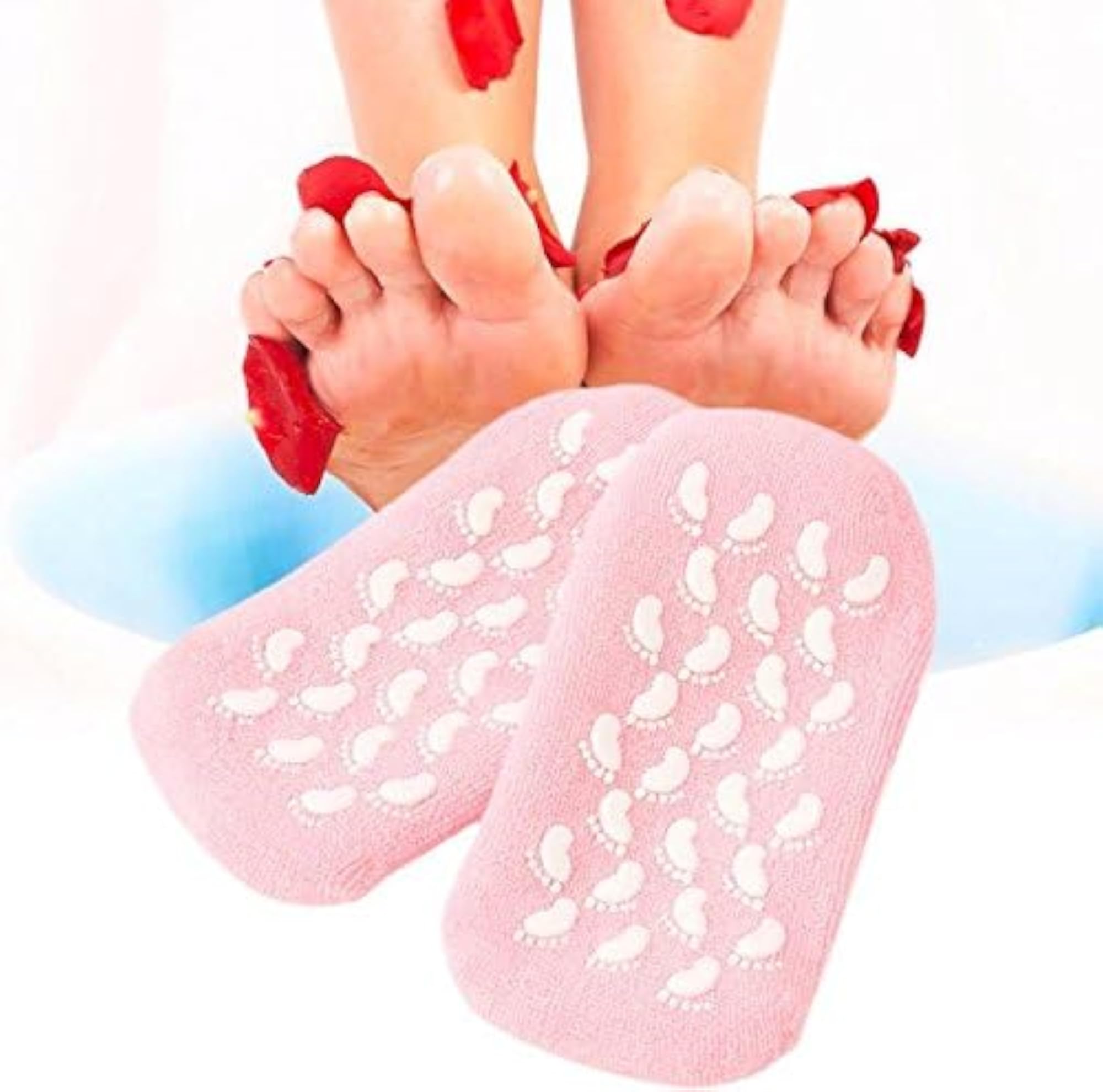 Spa Moisturizing Gel Socks for Dry Feet Treatment