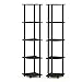 Furinno Turn-N-Tube 5-Tier Corner Multipurpose Display Shelves, Set of 2