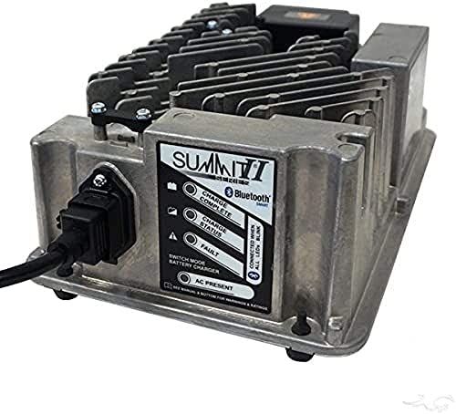 Lester Summit Series II Battery Charger 650W 36/48V with E-Z-GO RXV & TXT 48V 3-Pin Plug with 12 Ft. DC Cord