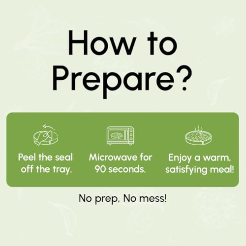 Food Earth Ready to Eat Indian Meals – Six Flavor Variety Pack – Organic, Microwavable, Premade & Quick – Lunch & Dinner Pack (6 Pack)