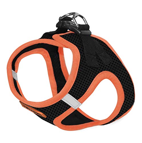 Voyager Step-In Air Dog Harness - All Weather Mesh Step In Vest Harness For Small And Medium Dogs By Best Pet Supplies - Orange, X-Small #TOP2