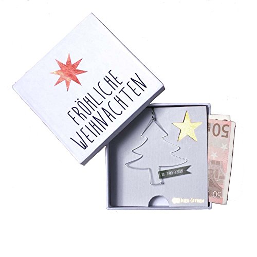 Winter Geldgeschenkbox, Fröhliche Weihnachten