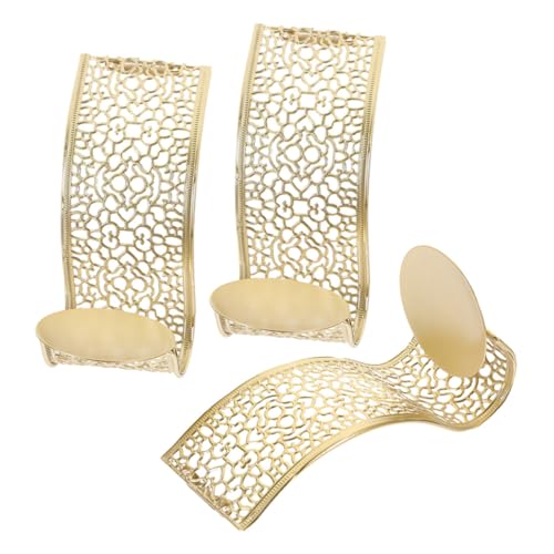 OSOLADY 3pièces Bougeoir Mural Décoratif Lot de Supports Muraux pour Bougies Design Unique pour Salon Chambre Salle à Manger