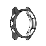 ガーミン ForeAthlete 745 メッキ ケース/カバー 保護ケース カバー ソフト TPU製 メッキ プロテクターカバー 耐衝撃 ソフトカバー(グレー)