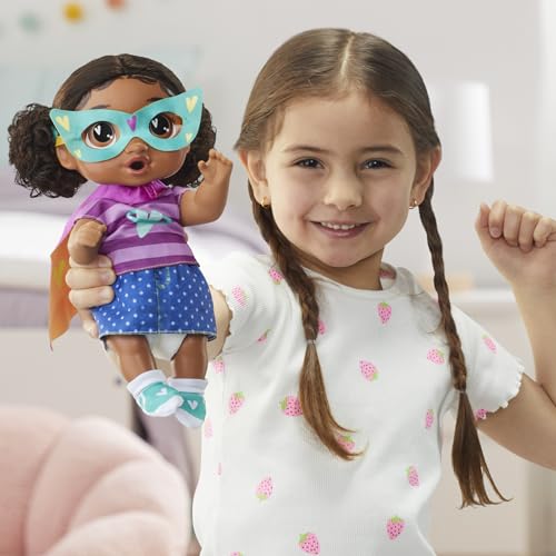 Baby Alive Super BFF Tilly Tinker Black Hair Dress Up Baby Doll Playset, 11 Inches, Toys for 3 Year Old Girls & Boys & Up (Amazon Exclusive) - image 7