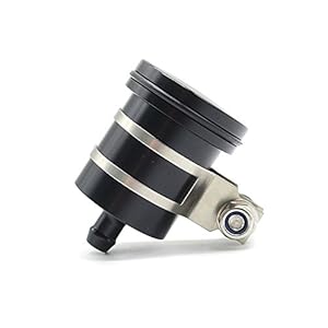 Moto Universel Réservoir de Liquide de Frein Bouchon D’huile pour S1000R S1000RR S1000XR / R1200GS LC ADV F800GS F700GS F650GS F800R Benelli BN600 BN302 TNT300 TNT600 (Noir)