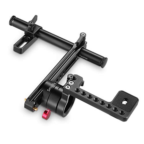 SmallRig EVF Mount Camera Monitor Mount Kit Including NATO Rail and 15mm Rod for SmallHD 502HD