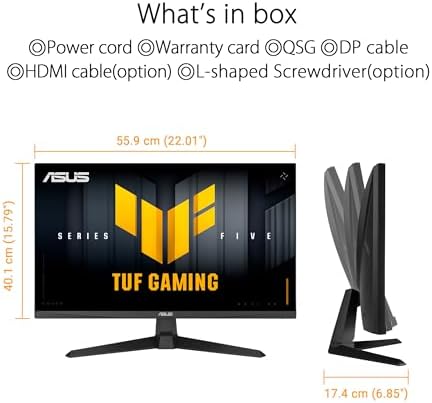 ASUS TUF GAMING VG259Q5A 24.5 FAST IPS 1920x1080 0.3ms 200Hz 300cd DP HDMI Hoparlör VESA 3YIL ELMB SYNC Monitör - Görsel 7