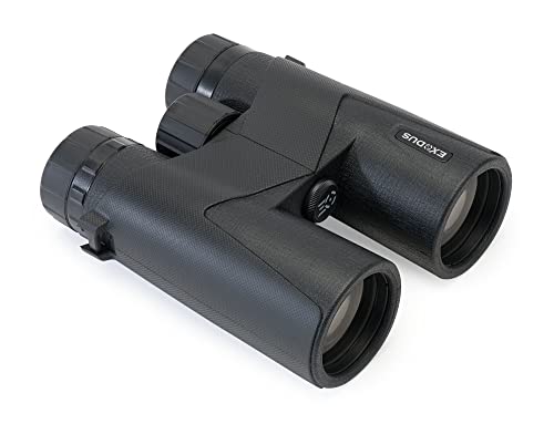 Exodus Optics Commander Hd 10X42 Compact Binoculars For Adults - High Powered Waterproof Binoculars For Bird Watching, Hunting - Long Range Travel Binoculars For Stargazing With 10X Zoom #TOP3