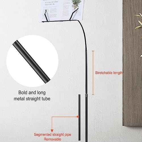Soporte portátil para libros que evita el dolor cervical al leer sin manos 5
