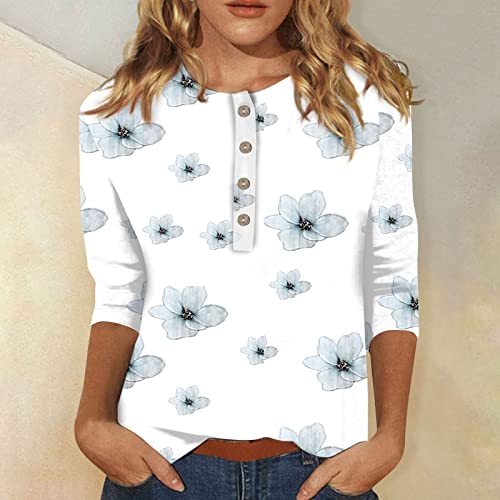 Womens Casual Work Tops Womens Plus Size Tops Ladies Spring Tops Womens Summer Blouses Casual Womens Tops Woman Shirt Light Blue M #TOP1