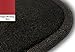 Red Edge Custom Fit Front Carpet Floor Mats, Black, Compatible with Porsche 924 1988 1987 1982 1981 1980 1979 1978 1977