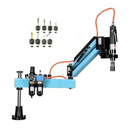 DEJUN Pneumatic Tapping Machine M3-M12 Air Tapper with Collets and Taps