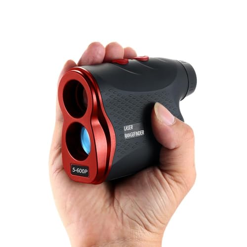 SEIWEI Red High Precision Golf Rangefinder Flag Pin Lock 6X Magnification Laser Distance Finder for Golfing, Hunting, Surveying - Image 7