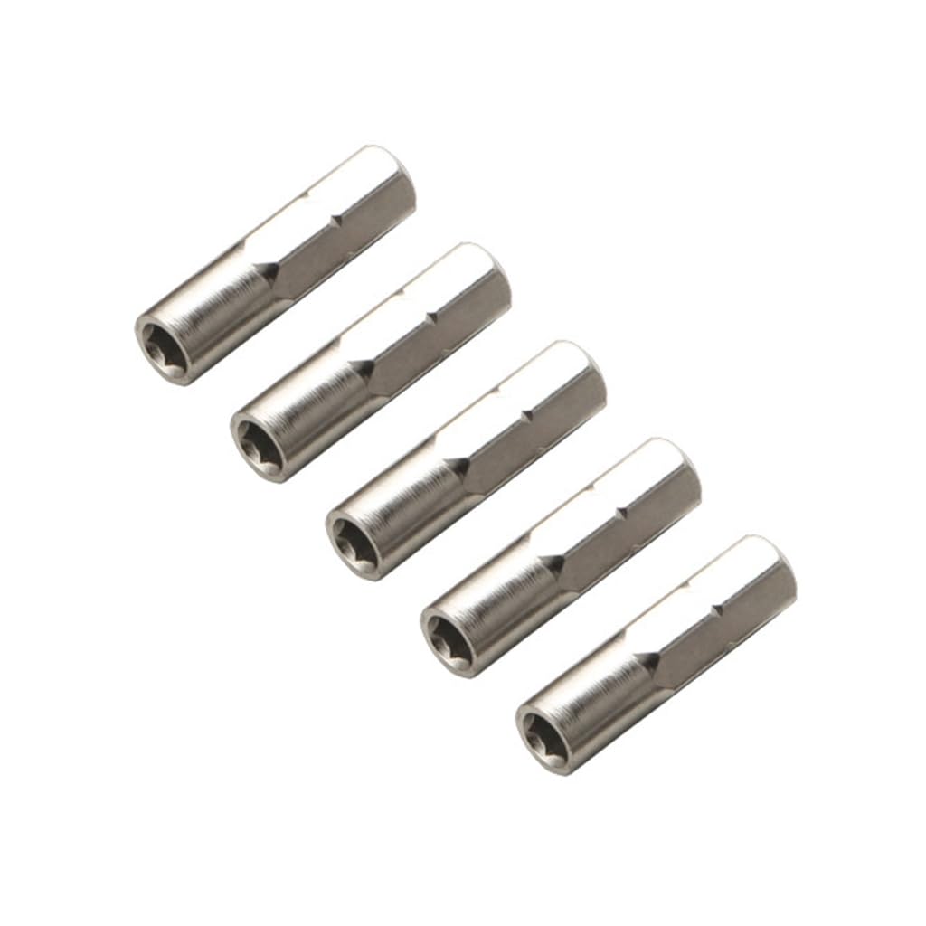 GMBYLBY Hexagonal Socket Shank Bit Adapter 5Pack 1/4inch To 4mm For Precise And Screwdriver Conversion Steel