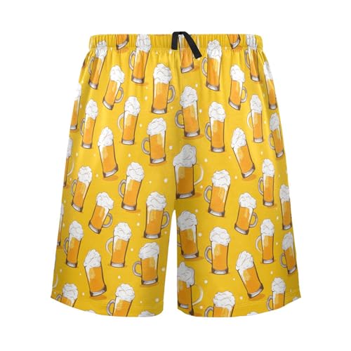 Men's Pajama Pants Pajama Shorts for Men Sleepwear Sleep Shorts with Pocket for Boyfriend Husband Dad S-XXL