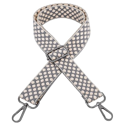 Image of Adjustable Canvas Shoulder Strap Replacement Universal Thick Strap for Handbags, Purses - Unisex Design