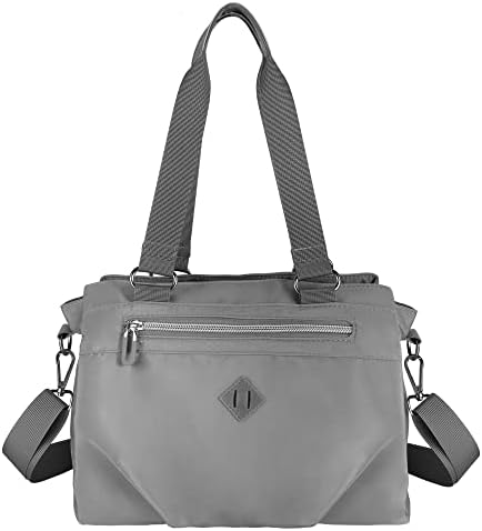 Zokrintz Women's Top Handle Shoulder Handbags Travel Nylon Crossbody Bag Messenger Satchel Waterproof Tote Purse for Ladies