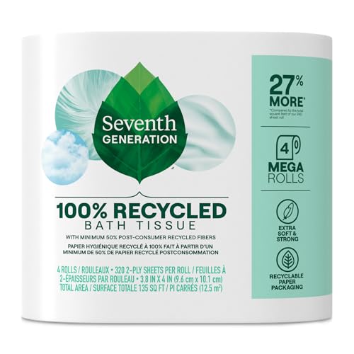 Seventh Generation Bath Tissue 4 Roll 320 Sheet 320 Ct