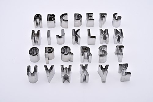 Surgehai 14167851 26-Piece Small Alphabet Cutters Set thumb #1