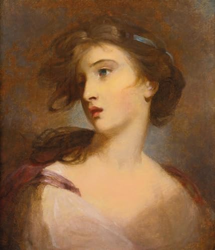 Portrait d'une jeune femme par Sully impressions d'art mural vintage premium 60x90cm