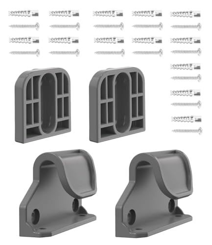 Nalezuns Set mit Ersatzteilen für Treppenschutzgitter, Babygitter Ersatzteile Set, Babygitter Zubehör Set für Treppenschutzgitter Ausziehbar Babygitter Türschutzgitter Kindergarten (Grau)
