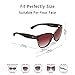 JOJEN Polarized Sports Sunglasses for Women Men Running Golf Fishing Cycling Driving 100% UV Protection Sun Glasses JE001(Tortoise Shell Frame Pink Lens 09)