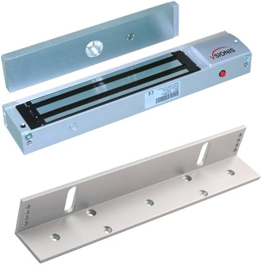 Visionis FPC-5691 600lbs VIS-ML600 Electric Maglock with LS bracket for Narrow Doors