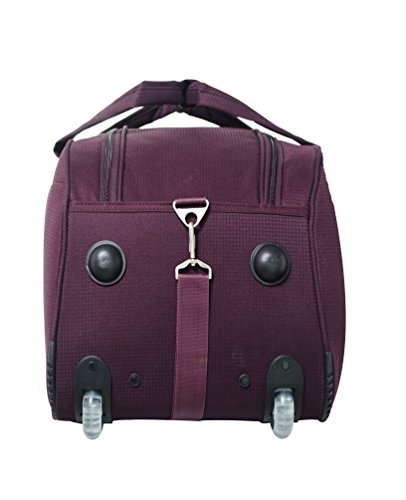 Image of Timus Club Mumbai 55CM /20 inch Cabin Wine Colour 2 Wheel Duffle Trolley Travel Bag for Men /Duffle Bags for Women /Best Waterproof Duffle Bag for Women