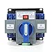 DNYSYSJ 110V 2P 63A Automatic Transfer Switch, Dual Power Generator Transfer Switch, Dual Power Generator Changeover Switch Self Cast Conversion 60HZ AC-33iB 6A-63A (2P/63A)