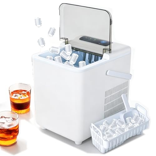 Fabricadora de hielo portátil Laamiasm i01 12kg diario miniatura 1