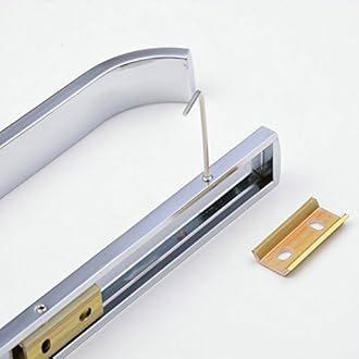 Aothpher Modern Toilet Roll Paper Holder Wall Mounted Bathroom Tissue Rack, Brass, Chrome Finish (brass)