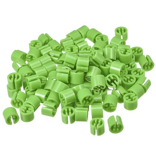 Marqueurs de cintre vierges MECCANIXITY en plastique vert clair durable