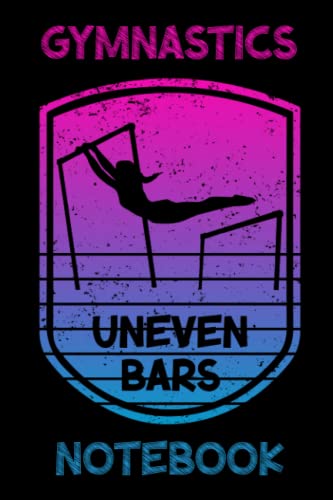  Uneven Bars Shield - Gymnastics notebook  grid, 6\