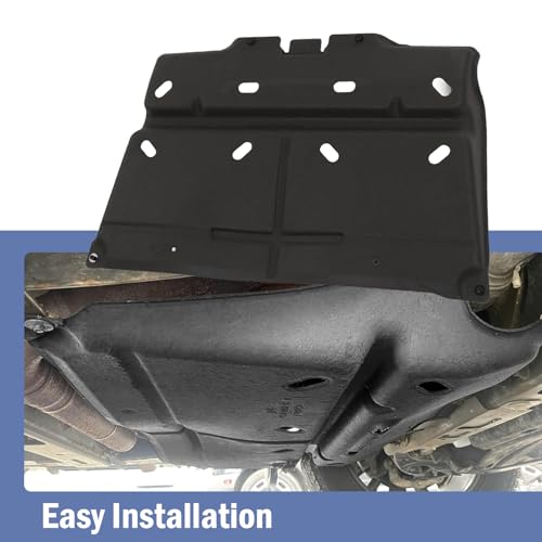 Image of Engine Splash Panel Shield Under Diaper with mounting Screws Compatible with Ford F150 F-150 2015 2016 2017 2018 2019 2020 2021 2022 2023 2024 OEM# ML3Z-7222-D