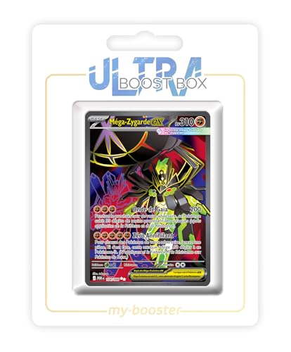 Méga Zygarde ex 104/088 Full Art Secrète - Ultraboost X Méga-Évolution 3 Équilibre Parfait - Coffret de 10 Cartes Pokémon Françaises