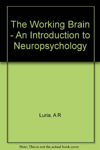 The Working Brain B003ZE1HTQ Book Cover