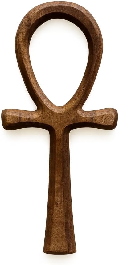 Egyptian Pharaoh Ankh Key of Life Altar Ceremony Ornaments Safekeeping Home Decor Collectible Hieroglyphic Coptic Cross