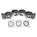 DNJ PRK220 Piston Ring Set Standard for 2001-2005 Honda Civic 1.7L L4 16V SOHC 1668cc