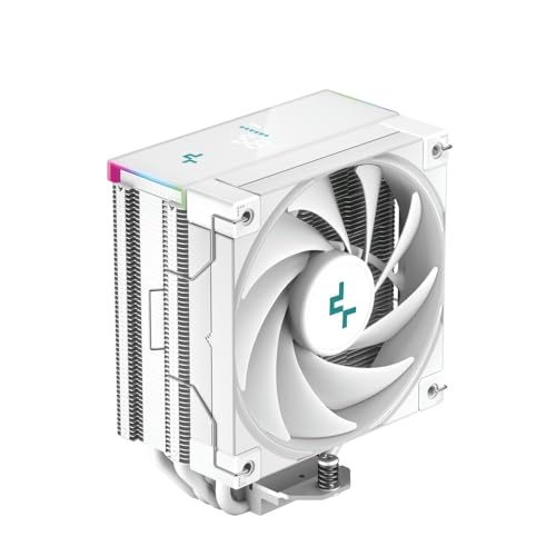 Image of Deepcool AK400 Digital WH 120mm CPU Cooler /CPU Fan - White | Support Intel - LGA1700 /1200 /1151 /1150 /1155 & AMD - AM5 /AM4 - R-AK400-WHADMN-G